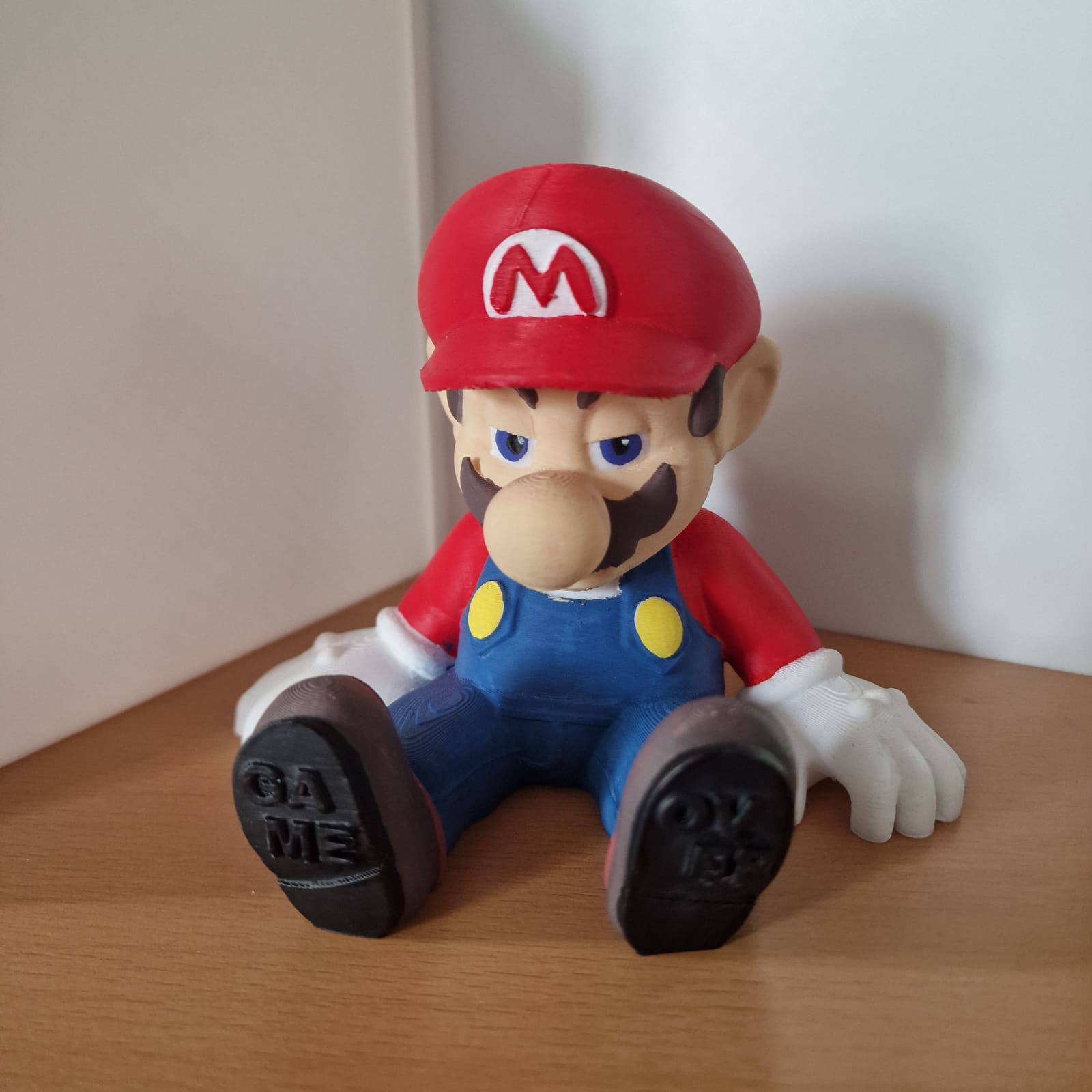 Mehrfarbig bemalte 3D-gedruckte Spielfigur