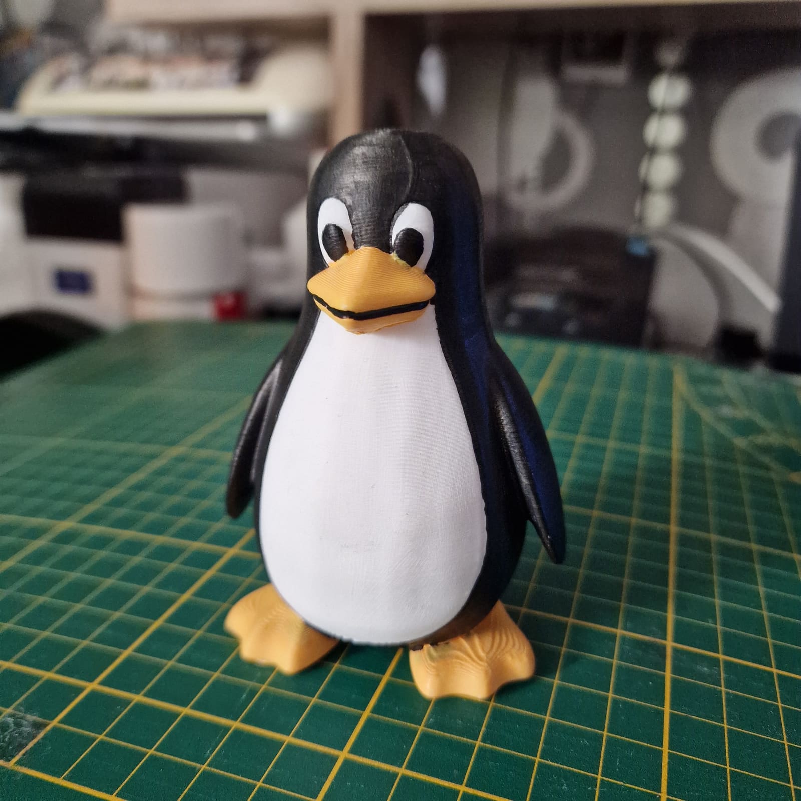 3D-gedruckte Pinguin-Figur